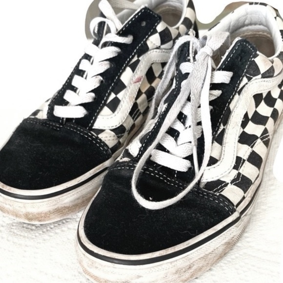 5 for $25! VANS! VINTAGE! Old Skool Off the Wall Checkerboard VANS! - Picture 1 of 6